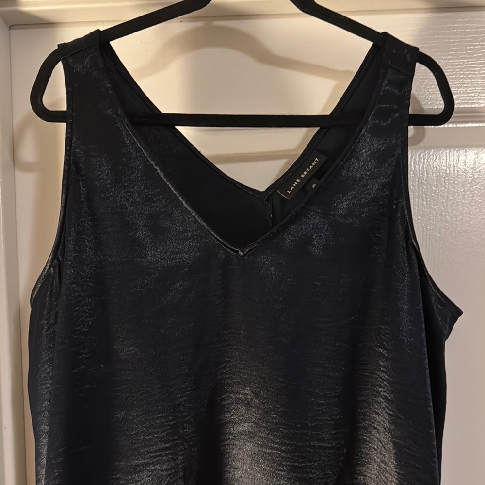 Navy Sleeveless Top - Size 20